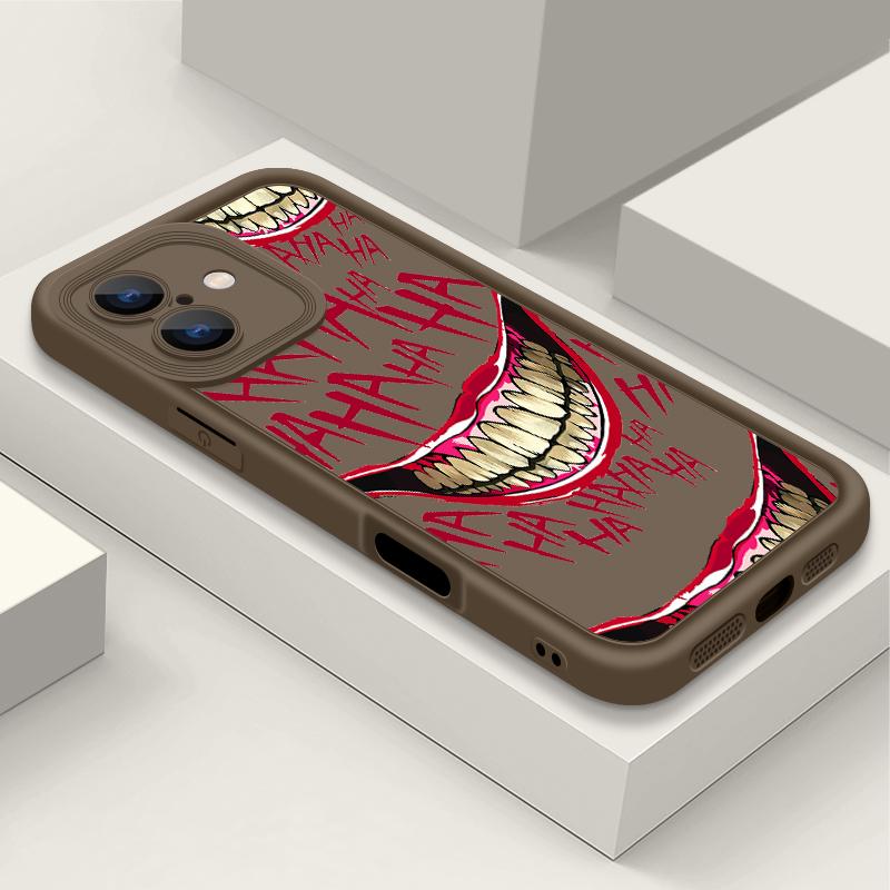 Чехол для телефона с рисунком клоуна-шута для iPhone 16 Pro Max 16e 15 14 13 12 11 XR XS 8 7, противоударный чехол-накладка из мягкого силикона