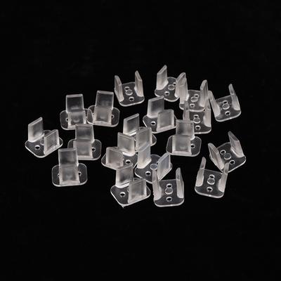 20 шт. неоновых полосок 6X12 мм / 8X16 мм светодиодные крепежные АБС-пластиковые монтажные зажимы светодиодные крепежные АБС-пластиковые монтажные зажимы