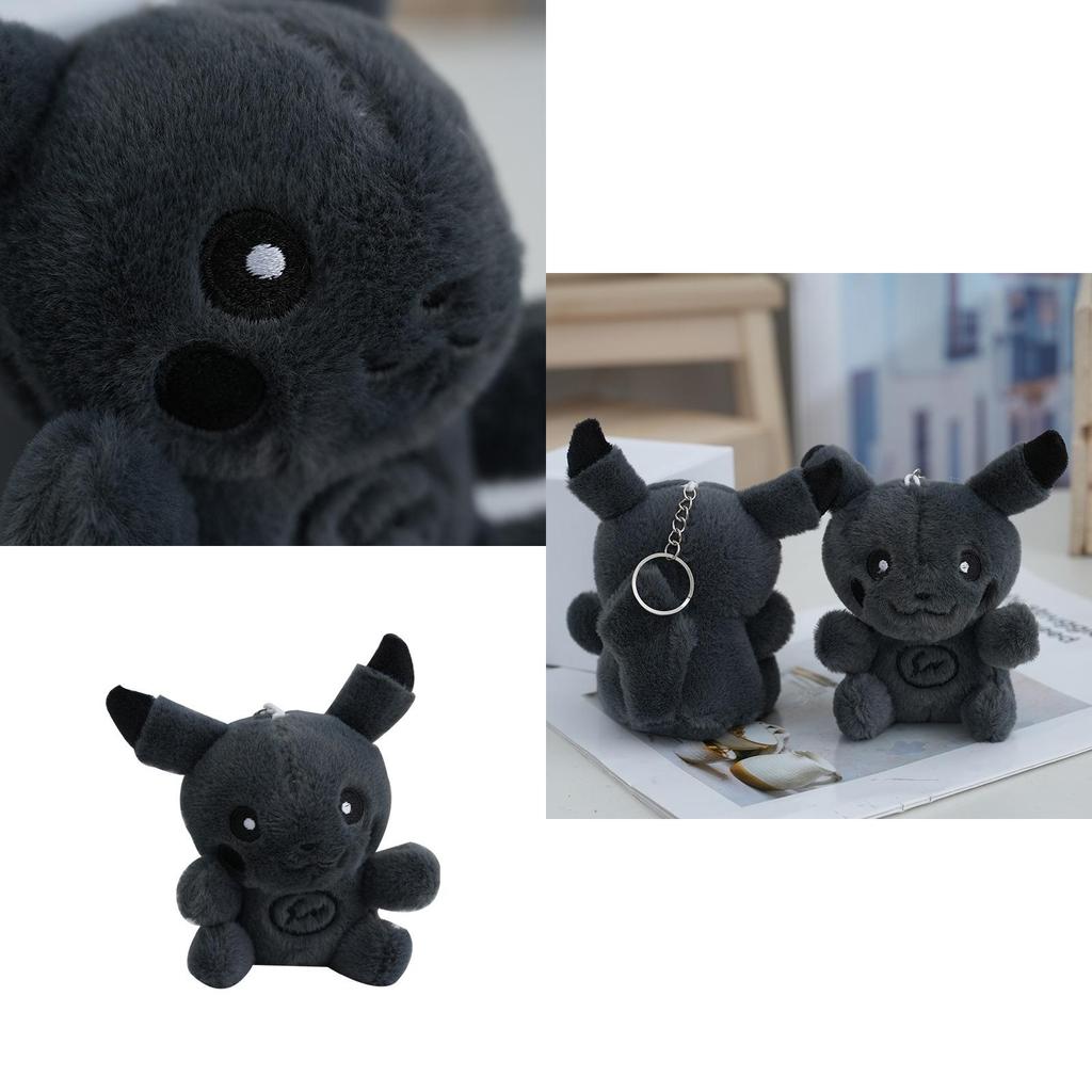 Очаровательный плюшевый брелок Пикачу с драгоценным камнем, подарок на день рождения, мягкая игрушка, фигурка