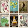 Retro Tin Sign Gardening Metal Sign Vintage Metal Sign For Garden Club Outdoor Indoor Home Wall Decorative Plaque Plates Farm