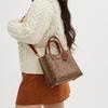 Coach Willow 24 Classic Logo Turnlock Closure Tote Bag Women tote bags Brown Caramel C8562-B4XHG