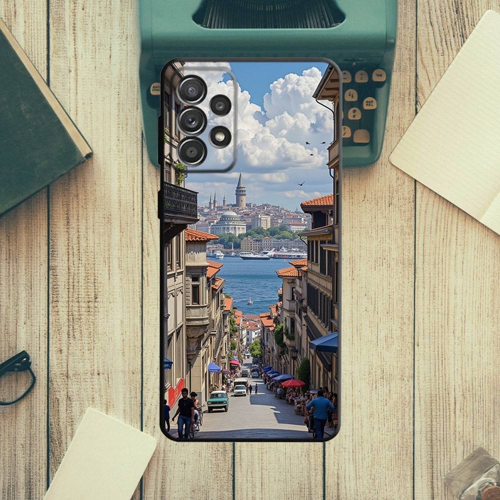 Турция Стамбул Пейзаж Чехол для телефона для Samsung S21, S22 Ultra, S20, S30 plus, S22 plus, S23, S30 ultra 5G Силиконовый чехол