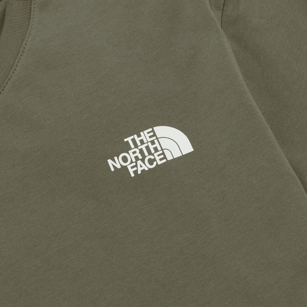 The North Face Футболка унисекс льняная коричневая NT7UQ49D