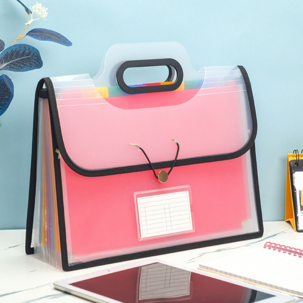 Portable File Organizer Monthly Bill Receipt Organizer for School Home and Office Classroom