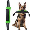 Dog training bite stick tear-resistant cloth spliced leather interactive tug-of-war pet toys outdoor dog training supplies