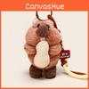 Cute Eating Cartoon Groundhog Plush Toy Pendant Keychain Gift For