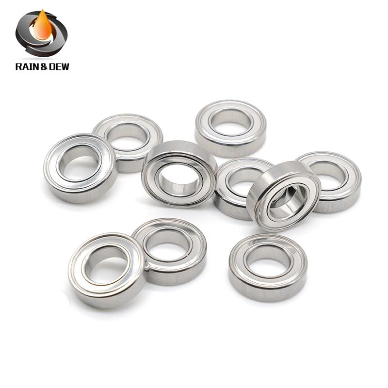 10Pcs S6700ZZ Stainless Steel Bearing 10x15x4 mm 6700ZZ Bearing ABEC-7 Thin Section 6700 Z ZZ Ball Bearings