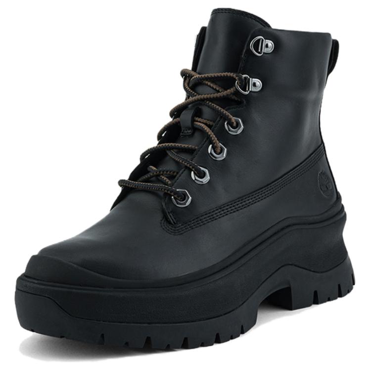 Timberland Прочные, нескользящие, модные, универсальные, до середины голени, уличные ботинки, женские, черные A295JW02