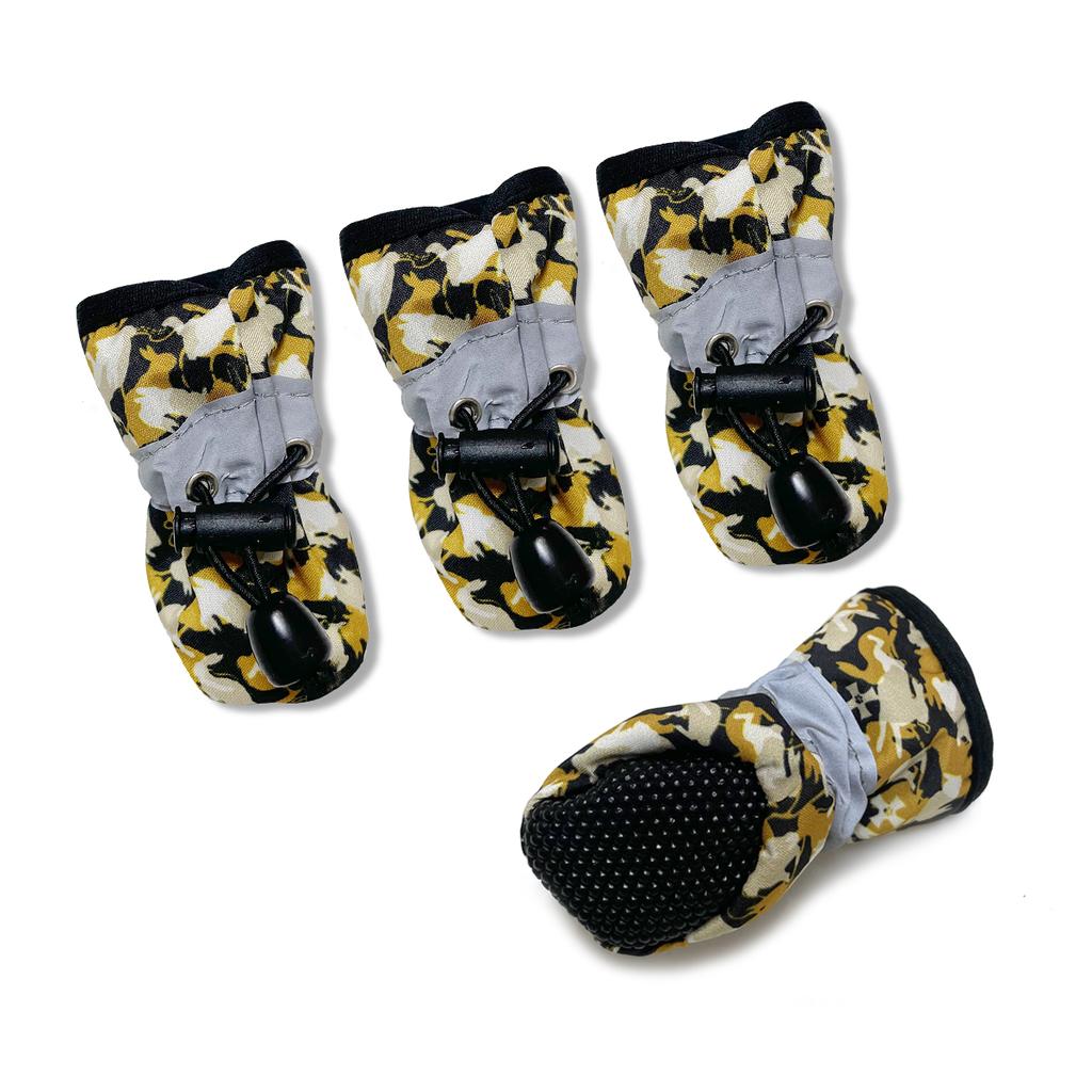 Обувь для собак для крупных собак с принтом, ботинки для средних собак, защита лап, для жаркого летнего тротуара, водостойкая в дождливую погоду, Ou