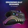 PDP Afterglow Wave Wireless Nintendo Switch Pro Controller with Motion Fully Licensed for Customizable LED Rechargeable Power Black Controls,