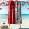 Пляжное полотенце AS Monaco F Print, Большое мягкое быстросохнущее полотенце для пляжа, кемпинга, плавания