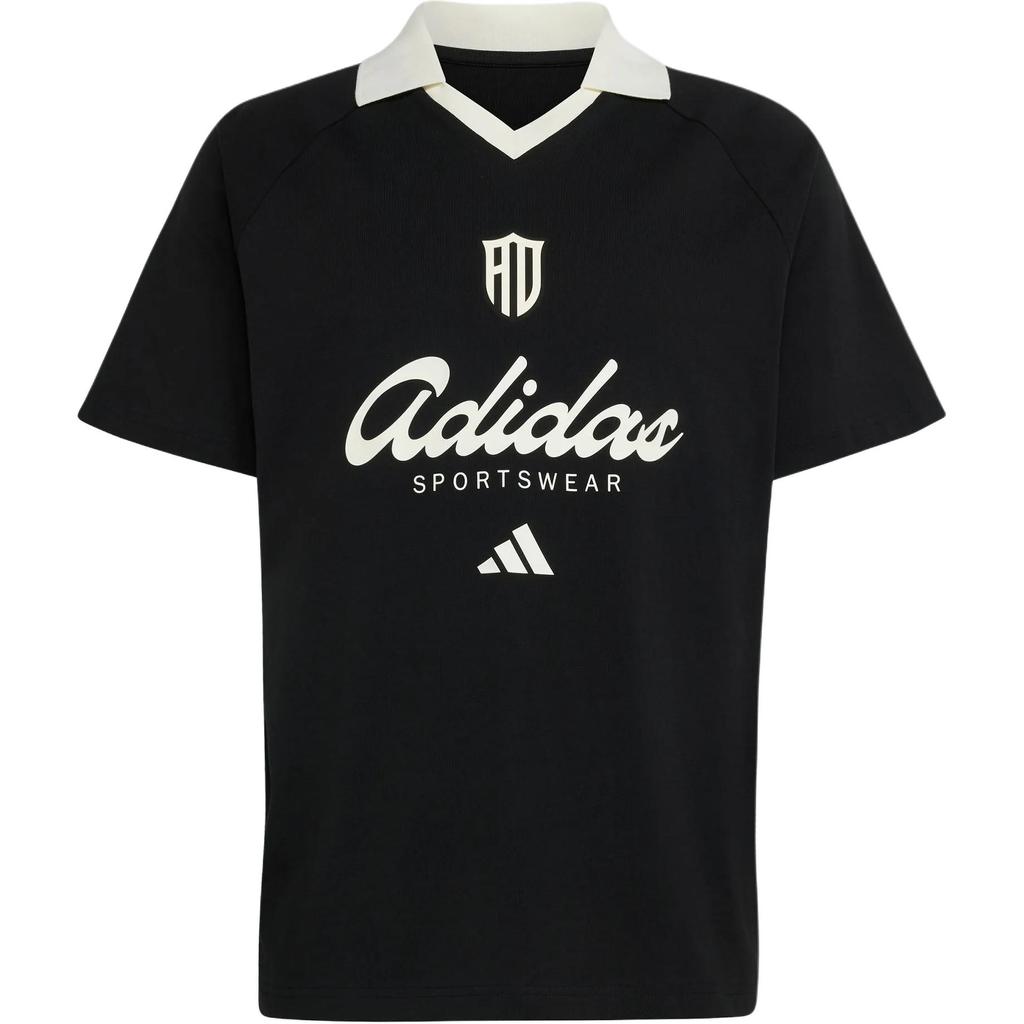 Adidas Polo Shirts Men's Black/Jade White Lapel Moderate Other HY2209