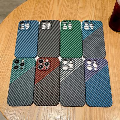 Узор из углеродного волокна Подходит для чехла для мобильного телефона Apple 15 Promax iPhone 14 Ультратонкий Противоударный XR Простой 13
