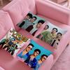 JJonas Brothers Band Pillow Case Silky Short Plush With Invisible Zipper Dustproof Sofa Cushion Cover For Home Decor