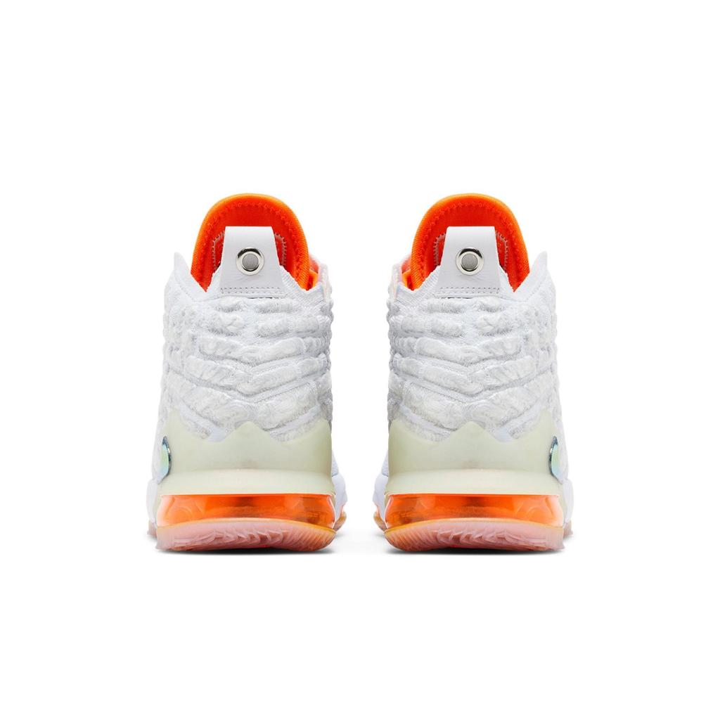 Nike Lebron 17 BG 'Future Air' (Unisex) White / Tech Grey / Quasar Purple Kids' Basketball Shoes CT4136 100