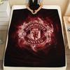 Man Utd Print FlAannel Blanket, High quality Comfortable for All Seasons, Home Decor, Warmth and Comfort