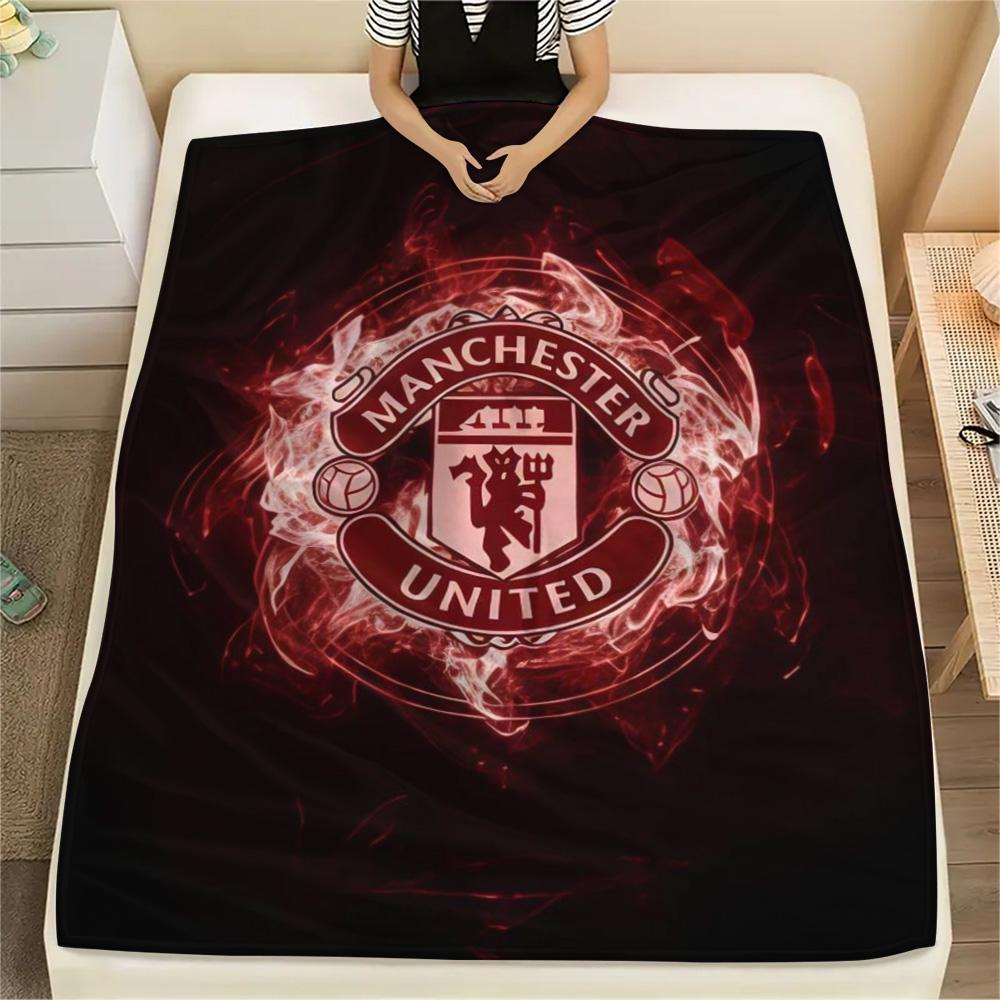 Man Utd Print FlAannel Blanket, High quality Comfortable for All Seasons, Home Decor, Warmth and Comfort