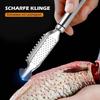 Stainless Steel Fish Scale Scraper 25x6cm Practical Kitchen Tool Corrosion Resistant Fish Descaler Efficient Scaling Kitchen Essential