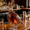 Unique Wine Bottle Gift 3D Animal Whiskey Decanter, 350ml Decorative Bottle, Glass Bird Liquor Design Artistic Decanter for Spirits Home Bar