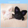 Bat Round Plush Toy Cartoon Stuffed Animal Doll Bedroom Decoration Kids Gift