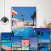 Japan Beach City Summer Canvas Painting Hiroshi Nagai Vaporwave Poster Home Living Room Bedroom Bar Cafe Art Decor