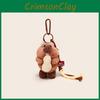 Cartoon Eating Cute Groundhog Plush Toy Pendant Keychain For Gift