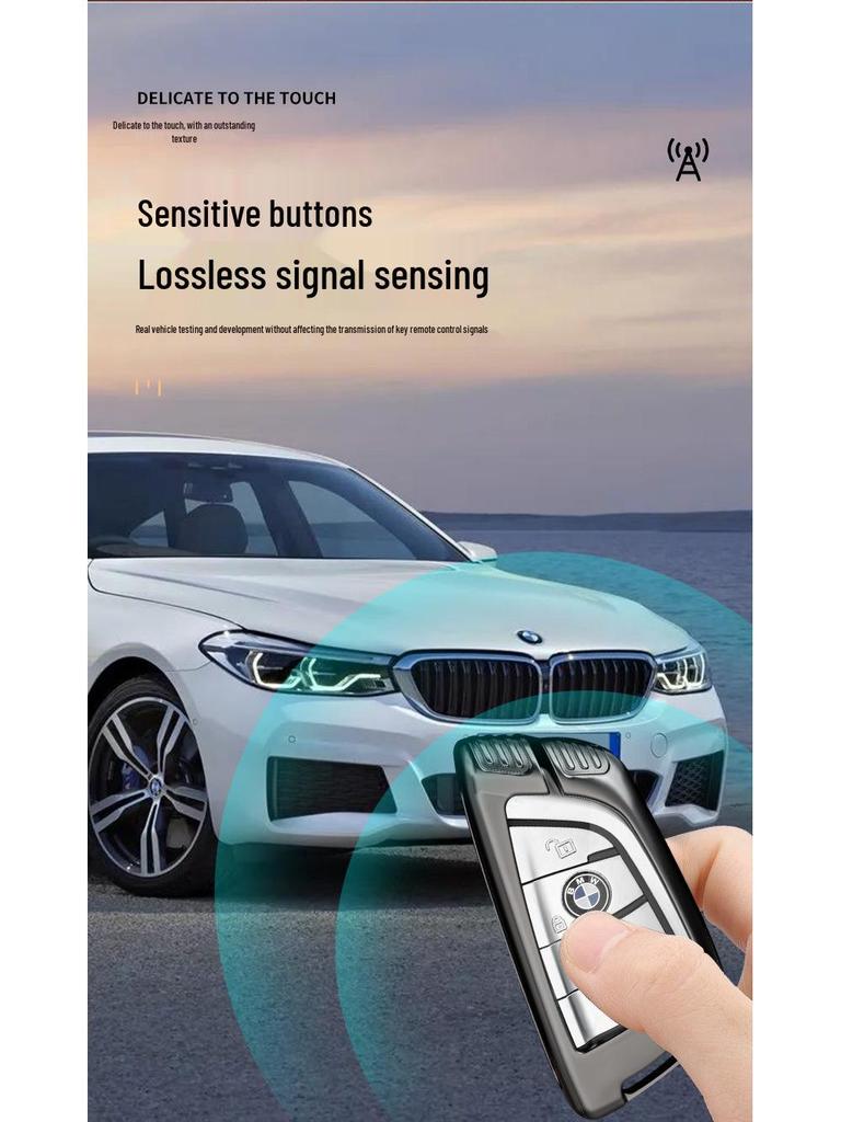 Совместимый ЖК-чехол для ключа для моделей BMW 7 серии, 5 серии, X5, X7, 535Le, 740
