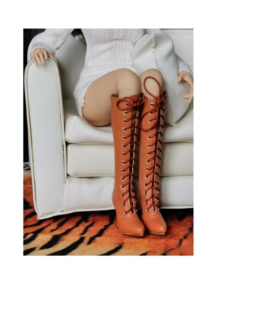 Фигурка TBLeague Для Нормального Размер Сексуальная Красивая Высокий Каблук Длинные Сапоги и Голова Нет [TOYBARJAPAN] 1/6 Аксессуары/Подходит Тело, Ступни, Женщина, Шнуровка Молния,