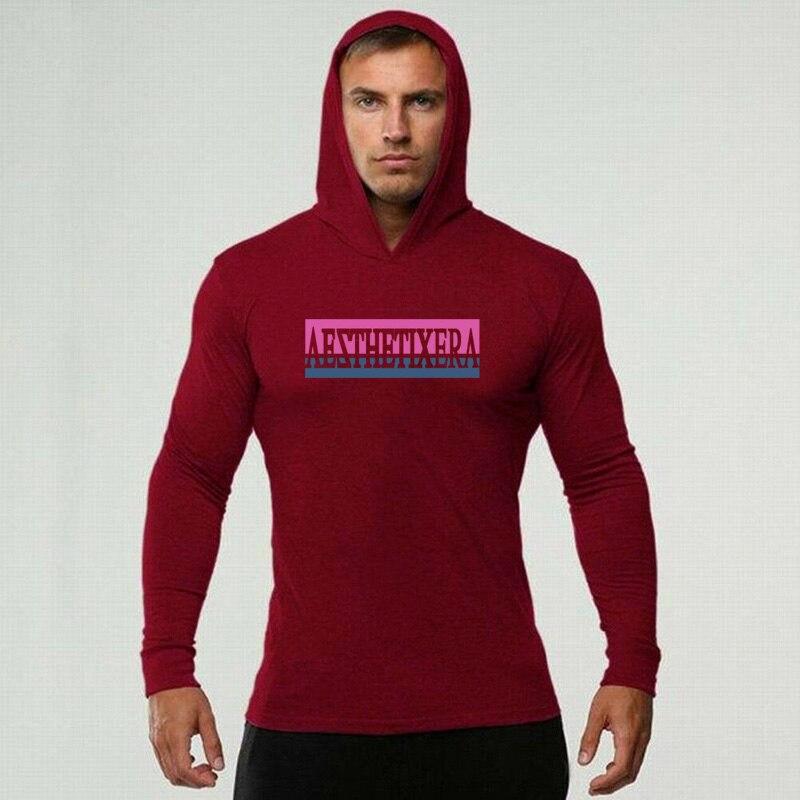 Muscleguys Футболка с длинными рукавами для фитнеса и отдыха, мужская новая молодежная трендовая нижняя рубашка, весенние и осенние топы