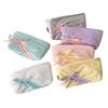 Large Capacity Y2K Bow Stationery Bag Straps Bowknot Ins Pencil Pouch  Stationery Holder
