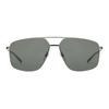Full Frame Design Metal Aviator Sunglasses Men's Silver