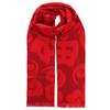 YUZHAOLIN Red "Fu" Character Red Scarf, Customized Embroidery for Annual Meetings, Winter Chinese Red Ladies' Scarf, Red Product Red Scarf