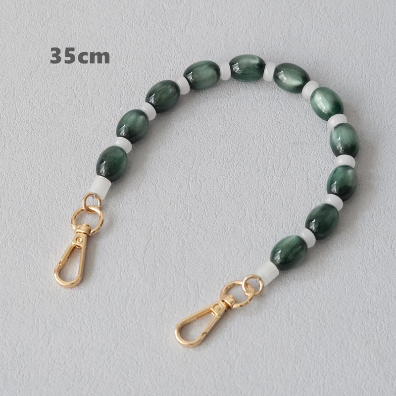 Новая модная осенняя женская сумка, аксессуар, съемная роскошная бисерная цепочка, симпатичный акриловый ремешок, женская сумка с ручкой через плечо, цепочка