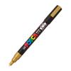Ручка Mitsubishi Pencil Posca Fine Round на водной основе, Точка, Наконечник, Золотой, PC3M.25