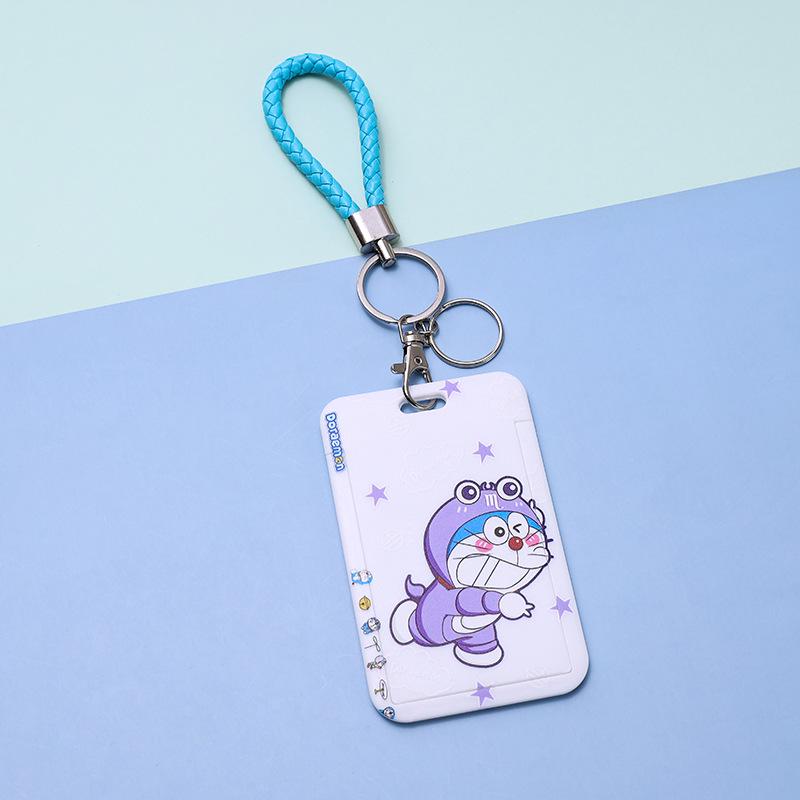 Doraemon Meal Card Holder - Cute Student & Work ID Lanyard, Access Control & Bus Card Holder