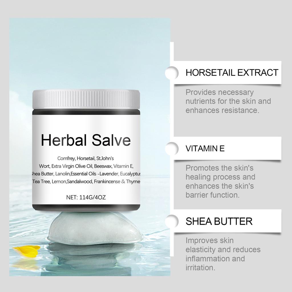 114g Herbal Salve Organic Herbal Ointment Relieve Joint, Knee, Wrist Muscle Pain, Care Massage Cream Skin Health Gift For Parent