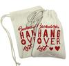 Darling Souvenir Hangover Kit Bachelorette Party Favor Bags First Aid Kit Canvas Bags 4 X 6 Inch| 10