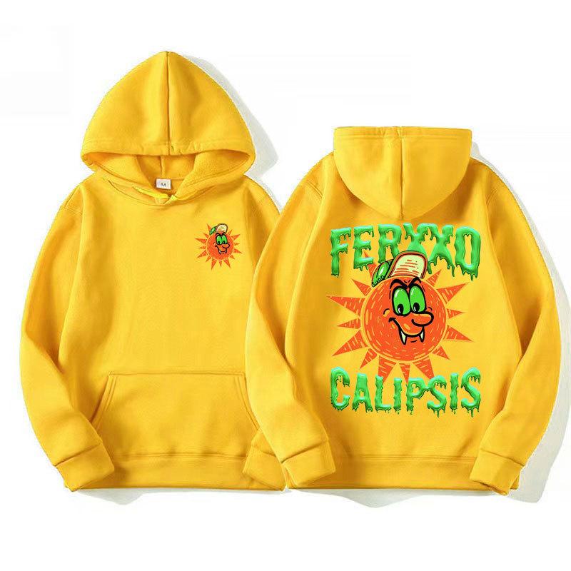 Толстовка Ferxxo Calipsis с принтом, модная, повседневная, оверсайз, унисекс, осенне-зимняя, флисовая, уличная одежда, топы, мужские судадерас