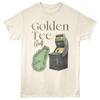 Golden Tee - Swing Softer - American Classics - Off-White Solid Adult Short Slee