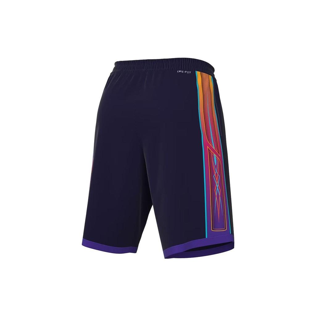 Nike Шорты NBA Phoenix Suns Swingman City Edition Dri-Fit фиолетовые унисекс уличная одежда DX8716-535