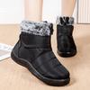 Fashion Faux Fur Warm Waterproof Snow Boots Women 2024 New Thicken Plush Winter Ankle Boots Woman Non-Slip Hook Loop Cotton Padded Shoes