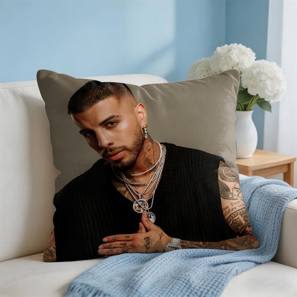 RRauw Alejandro Nuestra Cushion Cover Square Pillow Bedroom Sofa Leisure Comfort Living Room Home Decoration X