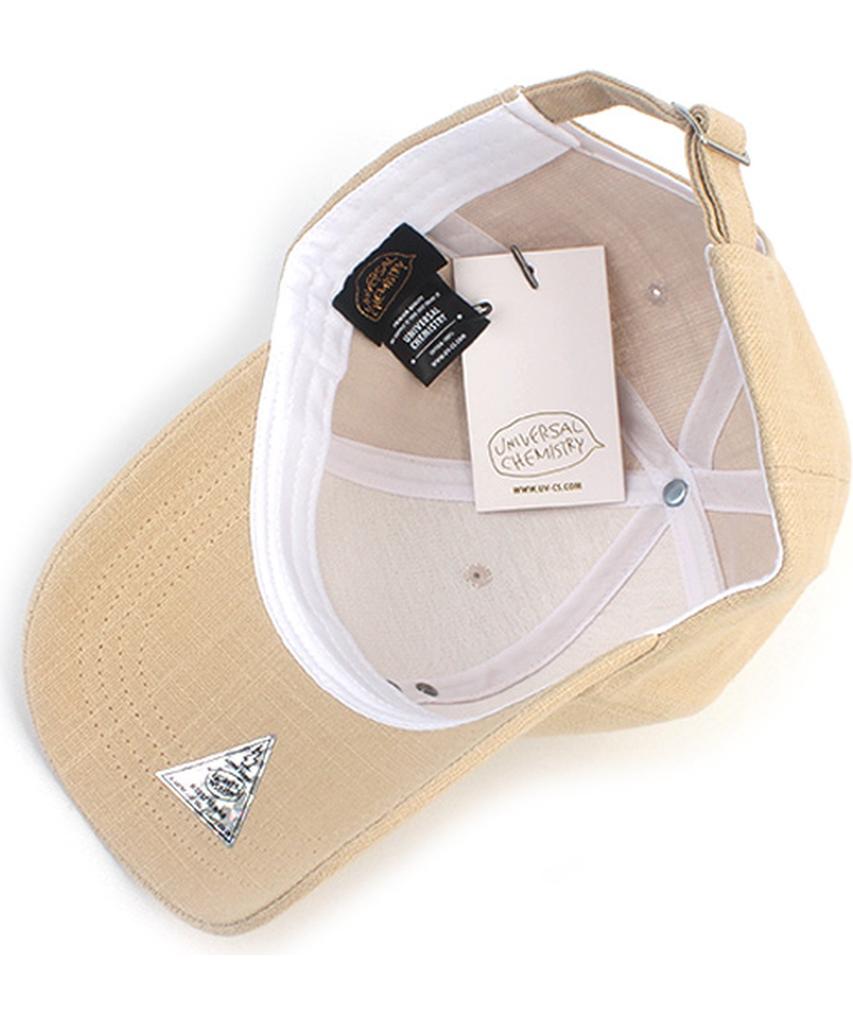 Yunibeosyeolkemiseuteuli Льняная Muji Бежевая Бейсболка Льняная Шляпа