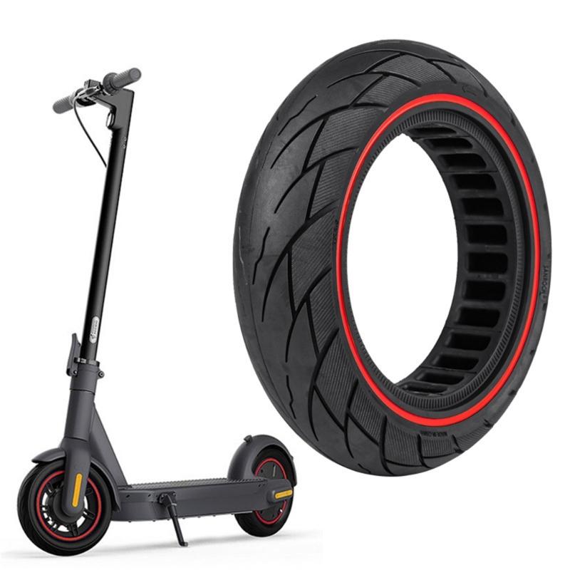 Electric Scooter ExplosionProof Hollow Tyre 10X2.5 Tubeless Tires Rubber Front Rear Wheel Tire Scooter Accessories