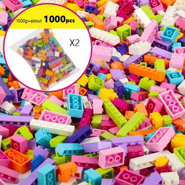 Hot 250-3000G Building Blocks Diy Creative Bricks Compatible Inglys Classic Bricks Bulk Base Plate Educational Toy For Children
