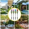 Solar Tulip Lawn Light With Ip44 Protection Long-lasting 16 Hour Illumination