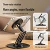 Aluminum Alloy Magnetic Phone Stand: Foldable, Height Adjustable, Multi-functional Desktop Holder for Live Streaming