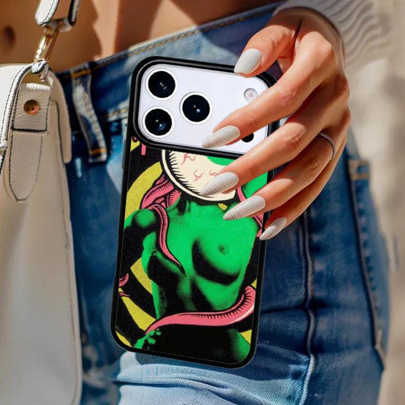 Alien Martian Humans Arent Real Phone Case For iPhone 17 Air 14 15 13 12 Max Cover For Apple 14 15 16 16e 11 Pro Max Plus Coque
