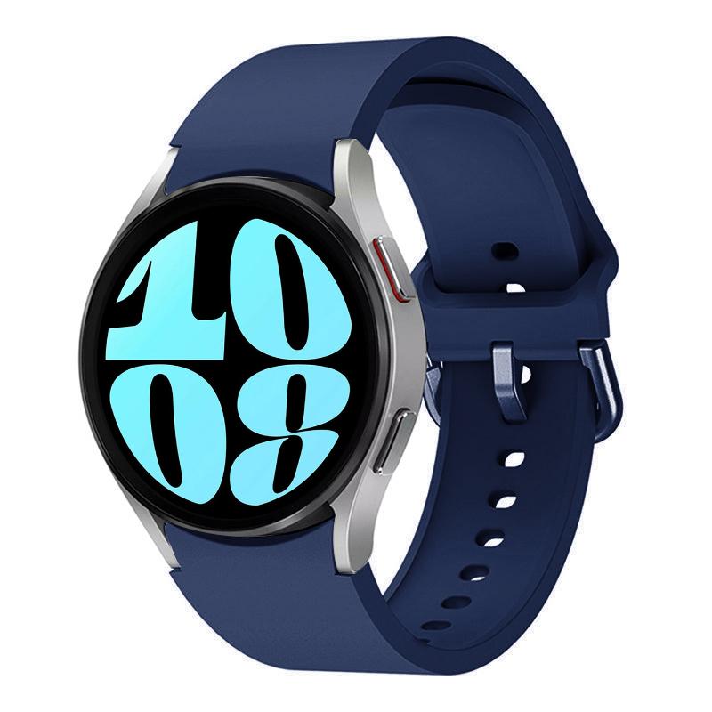 Силиконовый ремешок для Samsung Galaxy Watch 7/6/5/4 44мм 40мм/5 Pro 45мм Браслет Galaxy Watch 4/6 Classic 47мм 43мм 46мм 42мм Ремешок