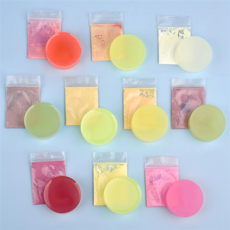 Warm Variable Powder Resin Pigment Crystal Glue DIY Craft Dyes 31℃ Discoloration For UV Epoxy Resin Jewelry Making Accessories